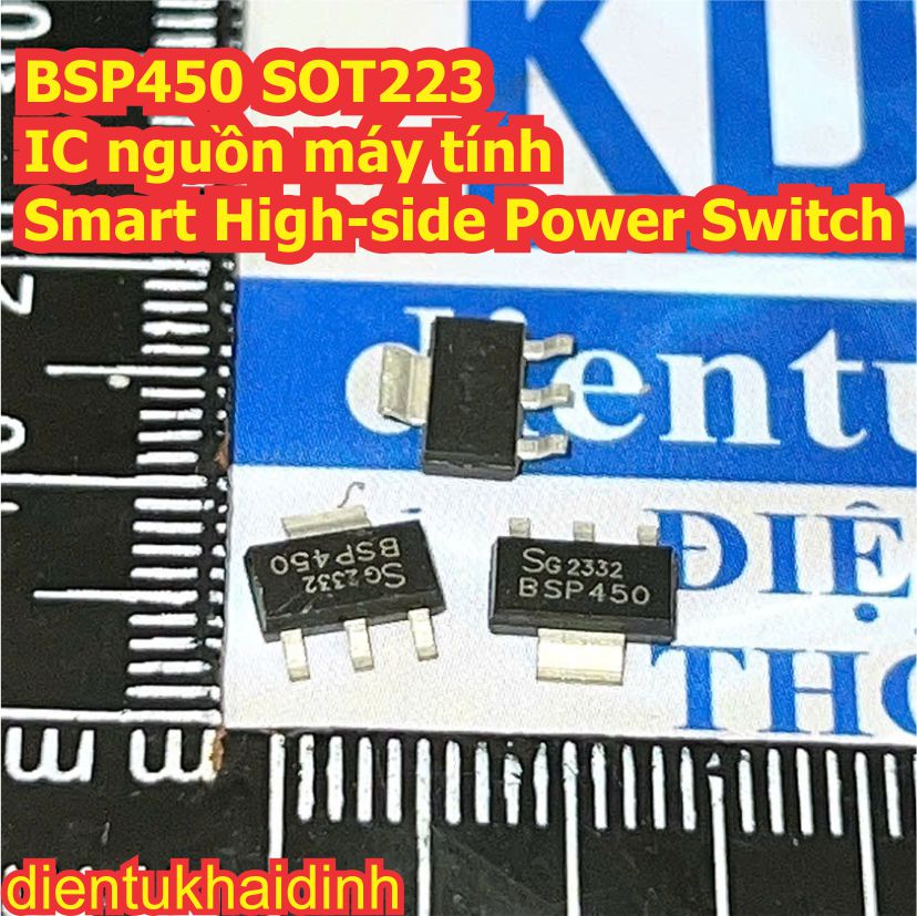 BSP452 BSP450 BSP75N BSP75 SOT-223 IC nguồn máy tính Smart High-side Power Switch kde7868