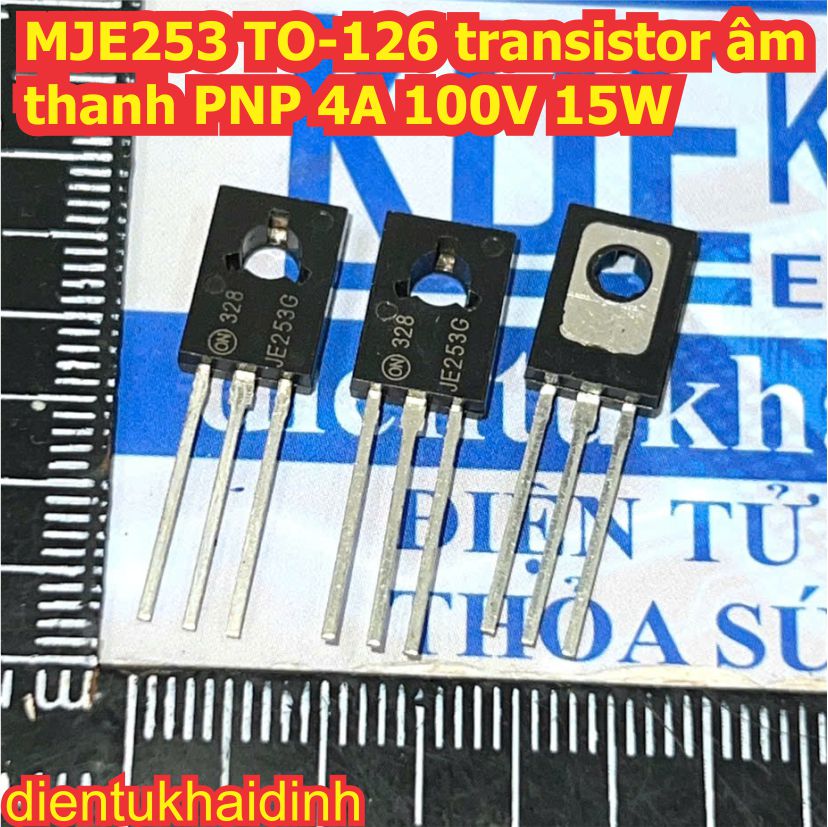 MJE243 MJE253 TO-126 transistor âm thanh NPN / PNP 4A 100V 15W kde1997