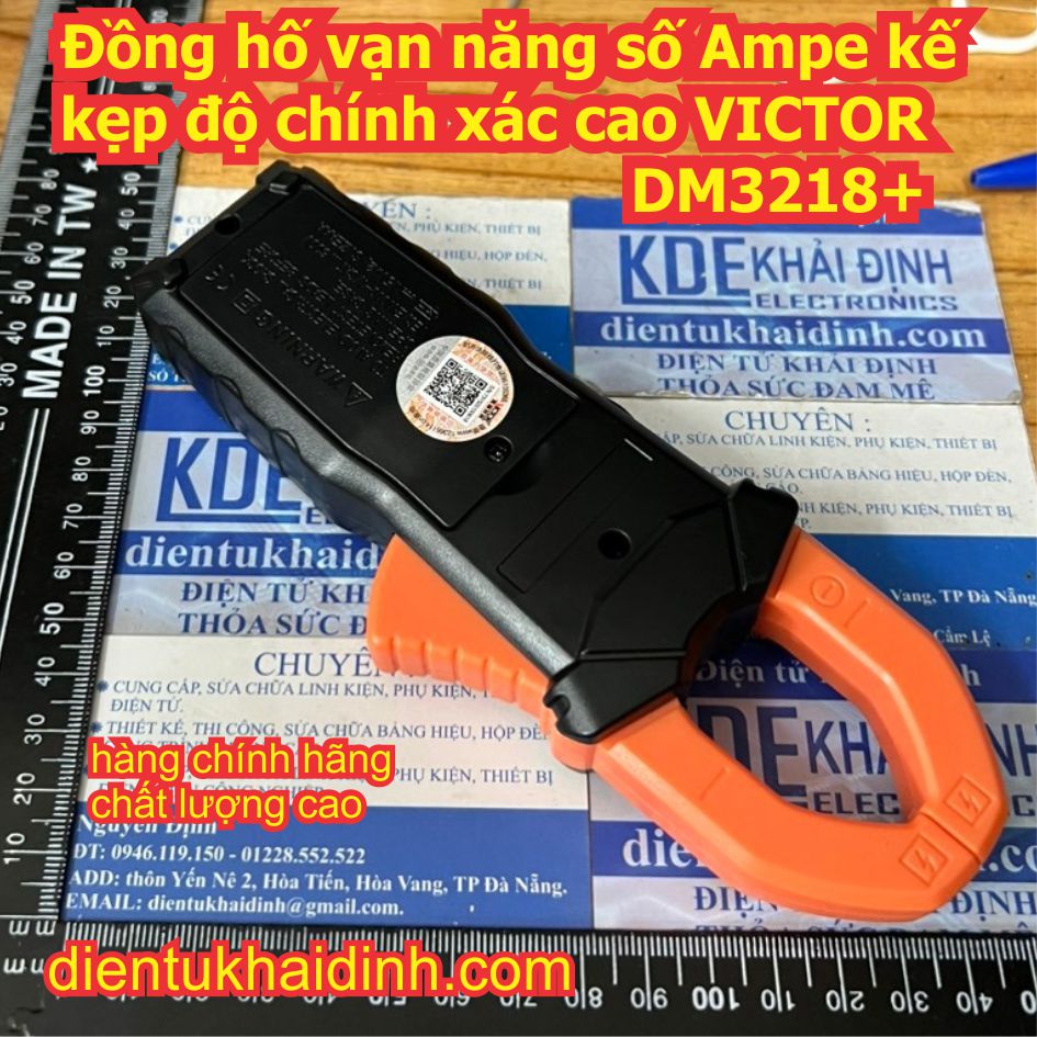 Đồng hố vạn năng số Ampe kế kẹp độ chính xác cao VICTOR DM3218+ kde2049