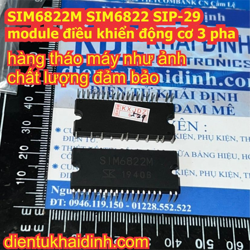 SIM6822M SIM6822 SIP-29 module điều khiển động cơ 3 pha kde2104