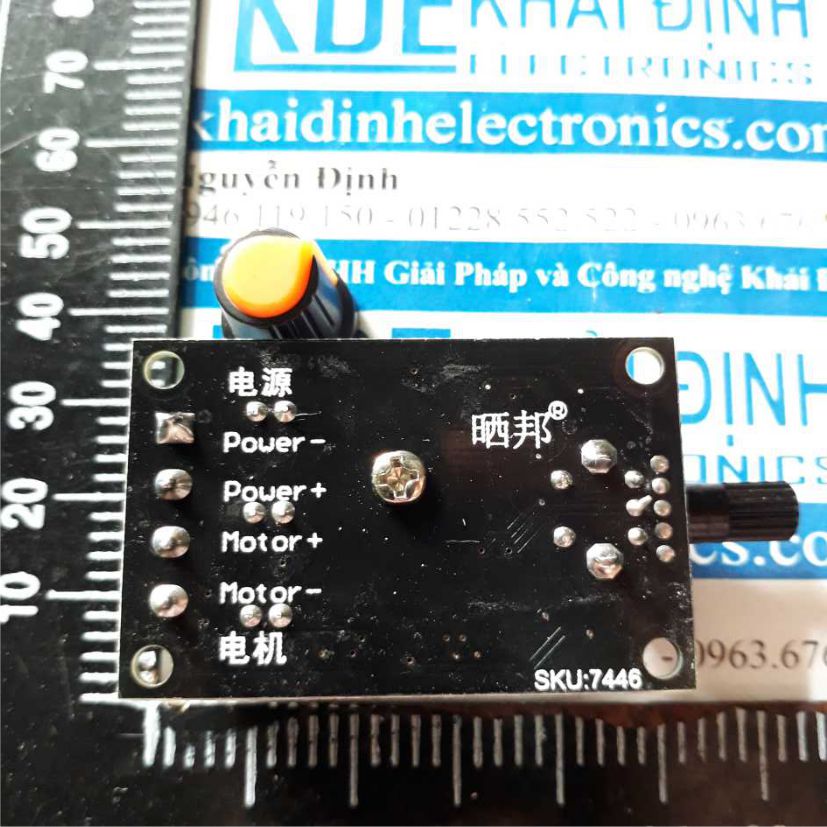 Mạch điều tốc module điều khiển tốc độ động cơ PWM 1.8-15V 2A 6-28V 3A 5A 3-35Vdc có công tắc kde0354