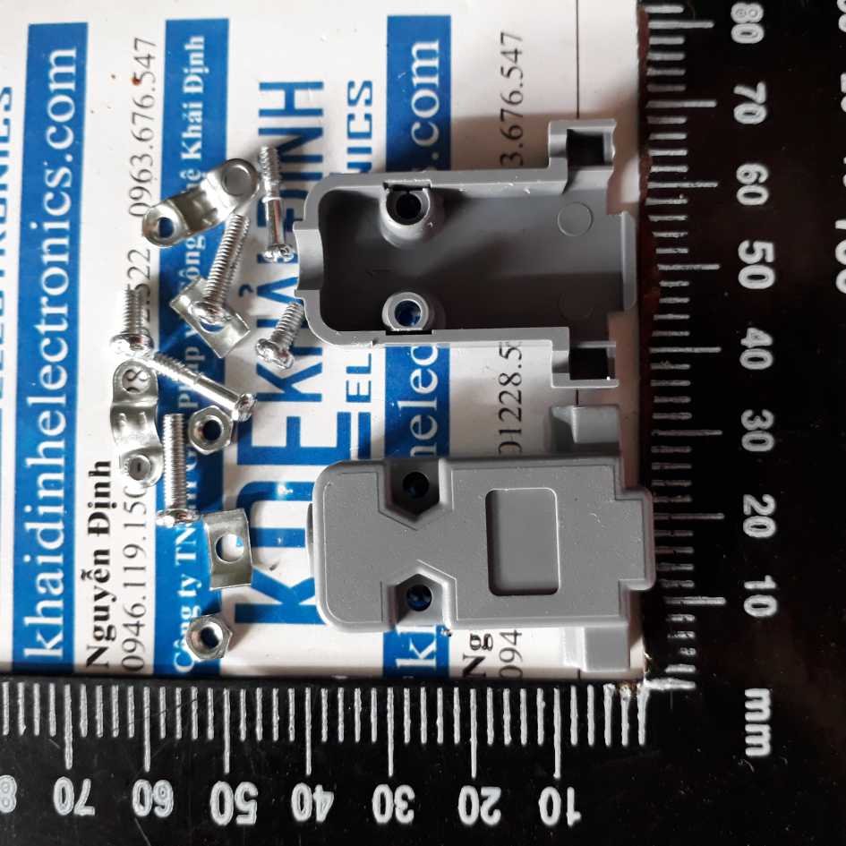 Đầu cổng DB9 DB15 DB25 DB37 hàn dây 9/15/25/37 chân VGA cổng đực/cái vỏ nhựa kde0240