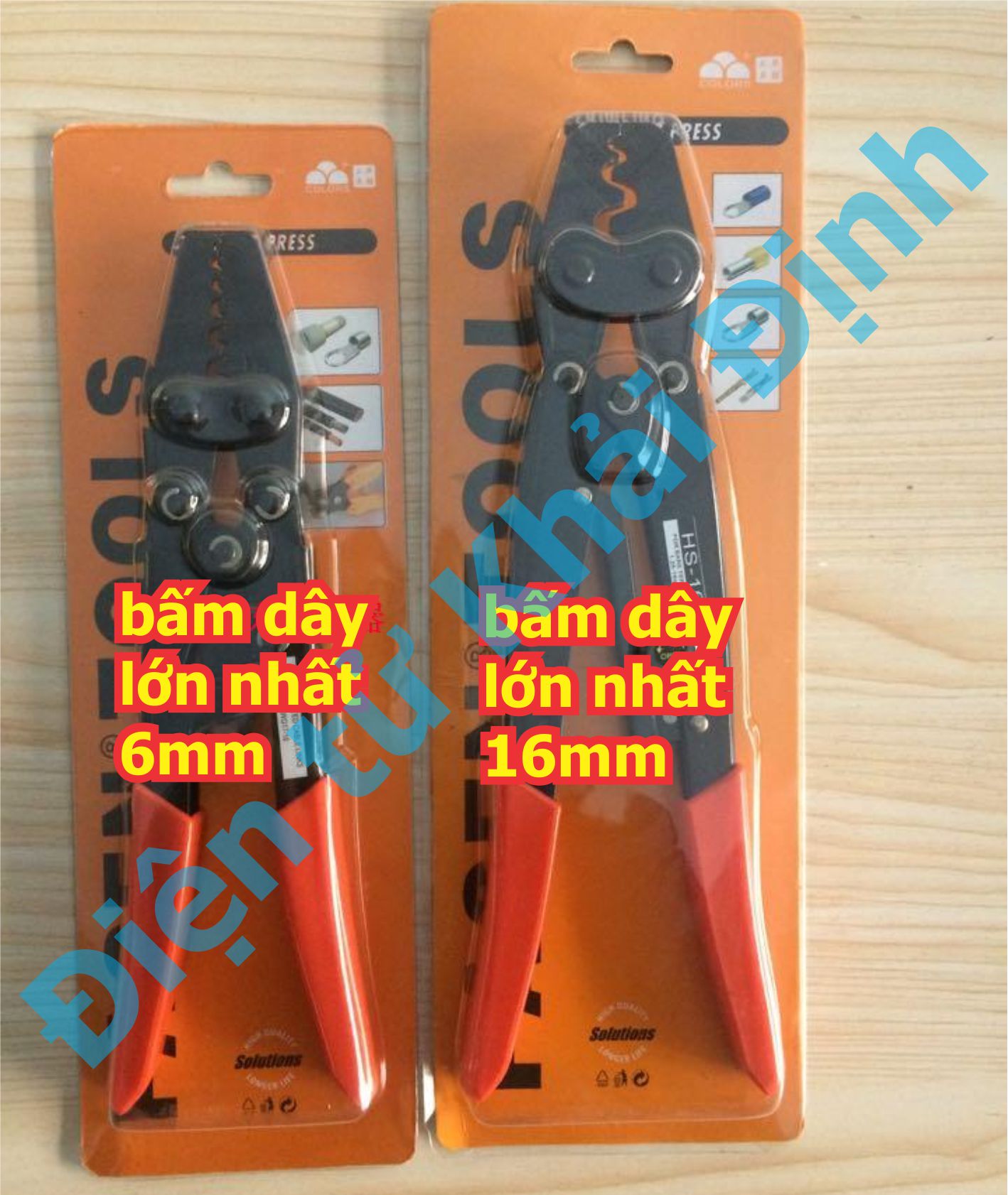 kìm kèm bấm cos nối cos trần cos tròn Cos chẻ.... Kìm HS-16 HS-6L HX-16 kde2206