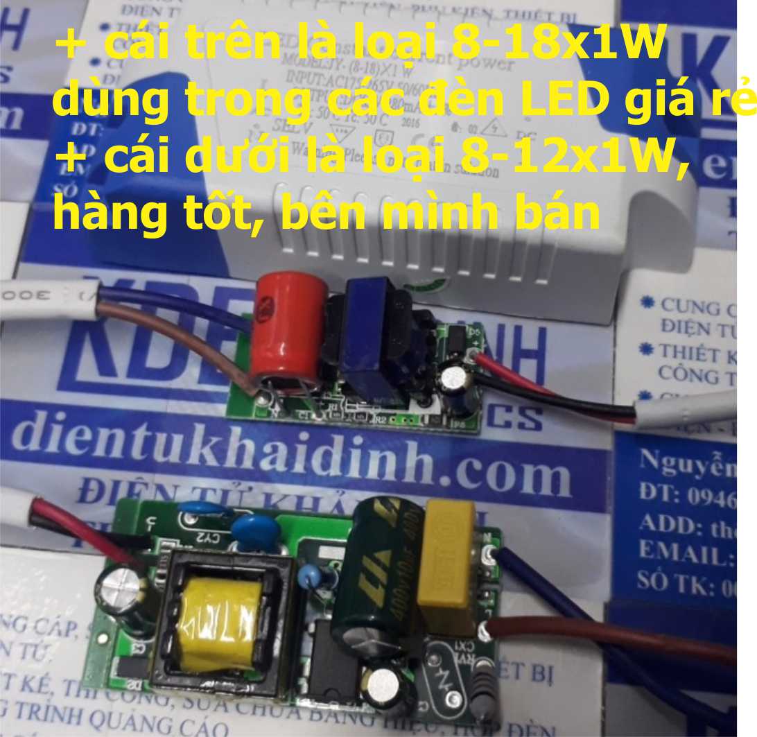driver LED, tăng phô LED các loại 4W/5W/6W/7W/9W/12W/15W/18W/24W, trong nhà kde2344