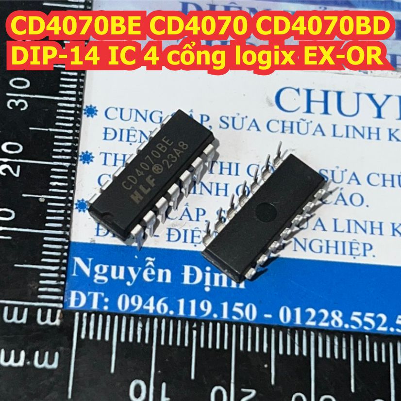 CD4070BE CD4070 CD4070BD 4070 DIP-14 IC 4 cổng logix EX-OR kde2530
