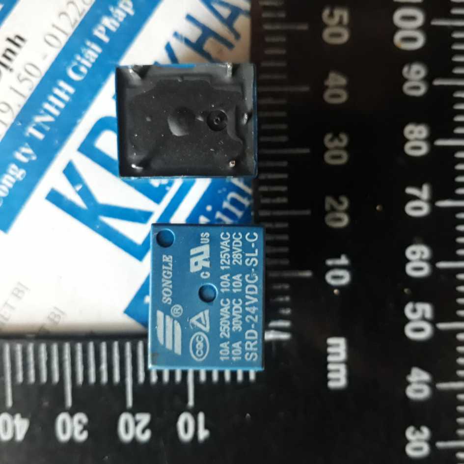 RELAY rơ le SONGLE 10A 250VAC 5 CHÂN SRD 5VDC 12VDC 24VDC 48VDC SL-C 5V 12V 24V 48V kde0047