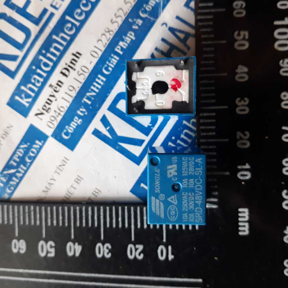 RELAY rơ le SONGLE 10A 250VAC 5 CHÂN SRD 5VDC 12VDC 24VDC 48VDC SL-C 5V 12V 24V 48V kde0047