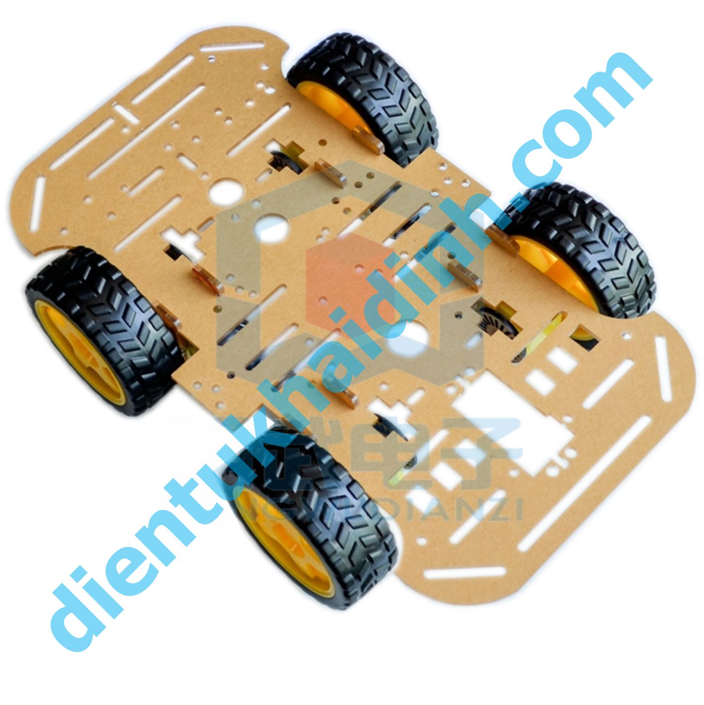 Bộ thành phần xe mô hình 2 tầng KDE-04 dễ lắp đặt kde3102