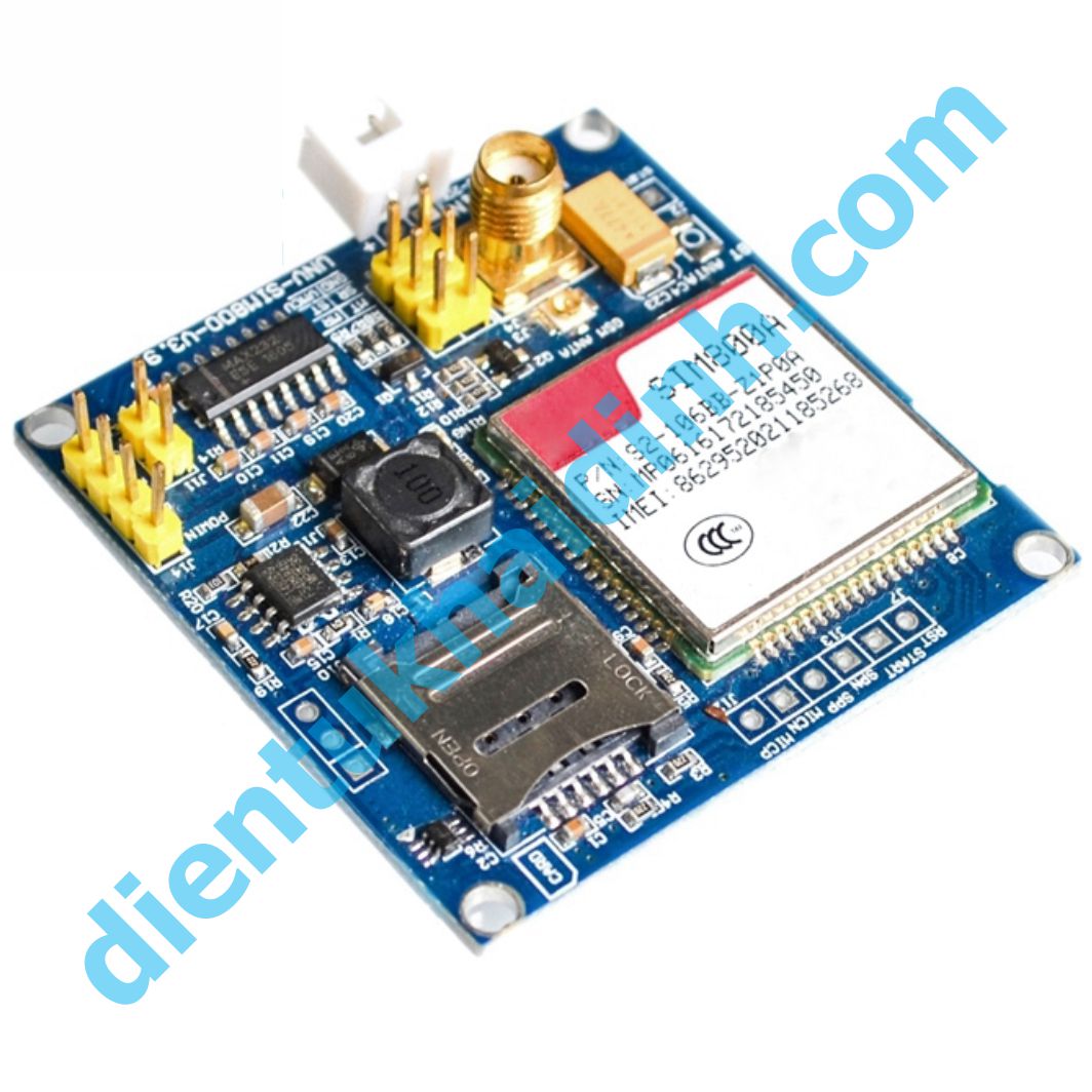 module GSM 2G/3G/4G GPRS SMS SIM800A V3.9.2 anten rời, tối ưu nhất kde3116