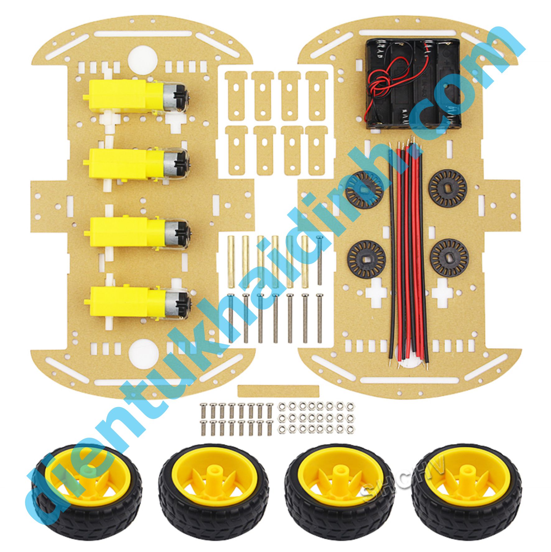 Bộ thành phần xe mô hình KDE-01 dễ lắp đặt kde3137