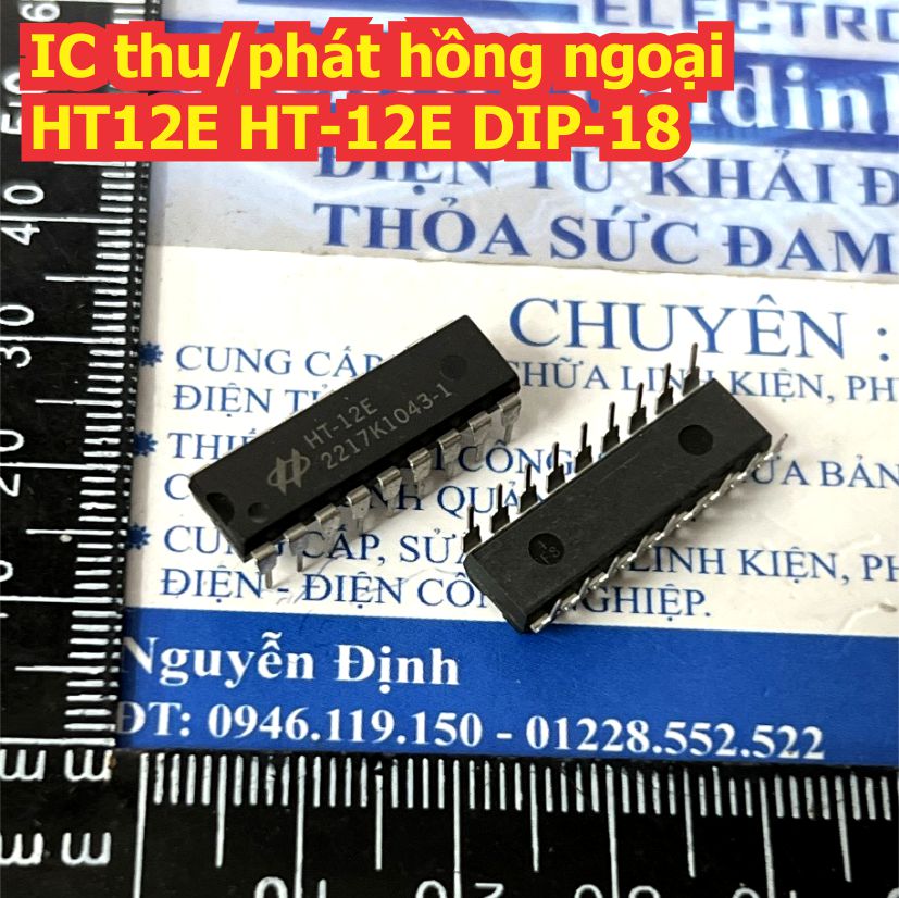 HT12D HT12E HT12F HT12 HT-12E HT-12F HT-12D DIP-18 IC thu phát tín hiệu không dây RF hồng ngoại kde3153