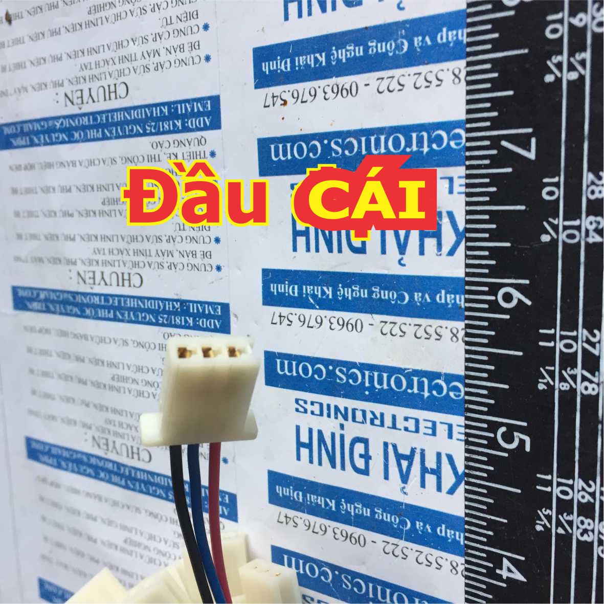 Dây header 2.8mm jack xe máy đầu ĐỰC/CÁI/ĐỰC+CÁI 3P, bấm sẵn dây 20cm kde3217