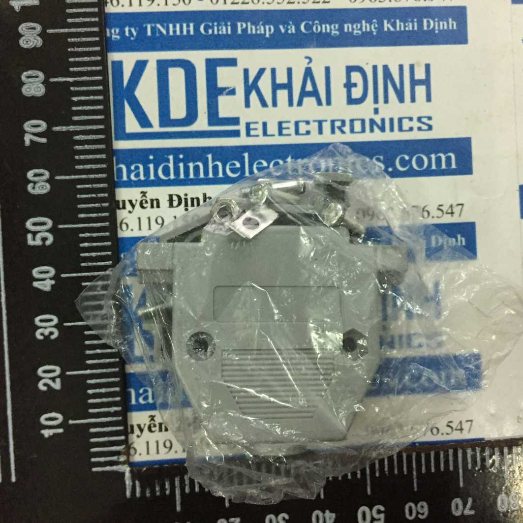 Đầu cổng DB9 DB15 DB25 DB37 hàn dây 9/15/25/37 chân VGA cổng đực/cái vỏ nhựa kde0240