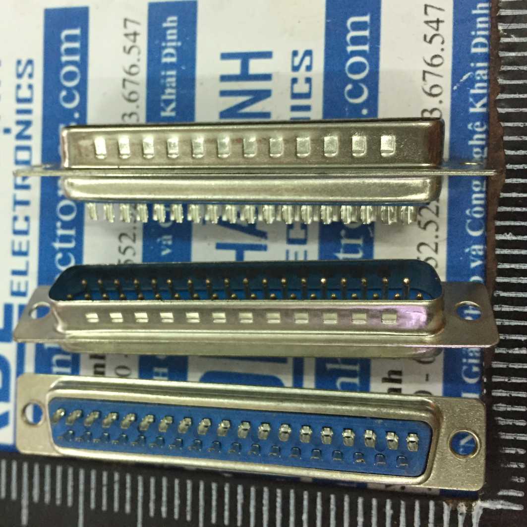 Đầu cổng DB9 DB15 DB25 DB37 hàn dây 9/15/25/37 chân VGA cổng đực/cái vỏ nhựa kde0240