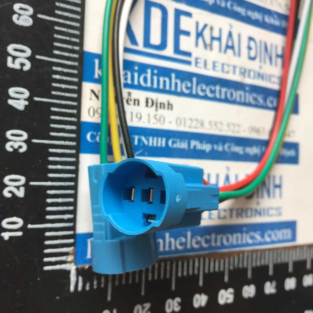 Đầu gắn nút nhấn dây gài công tắc dài 15cm GQ16 lỗ 16mm 5P GQ22 lỗ 22mm 6P kde3301
