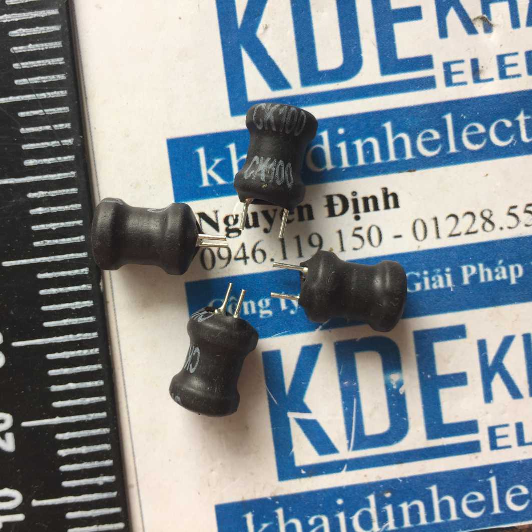 cuộn cảm chân cắm DIP 5.08mm 8*10mm dây 0.5 kde3202