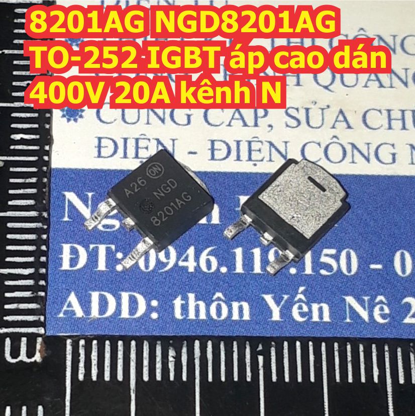 8201AG NGD8201AG TO-252 IGBT áp cao dán 400V 20A kênh N kde3454