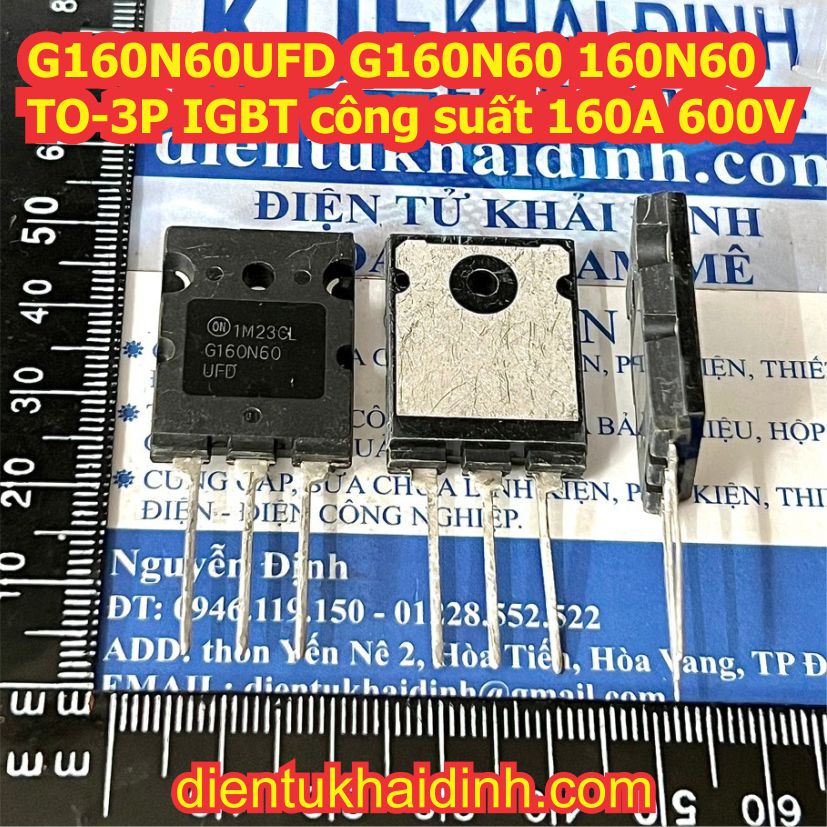 G160N60UFD G160N60 160N60 TO-3P IGBT công suất 160A 600V kde3599