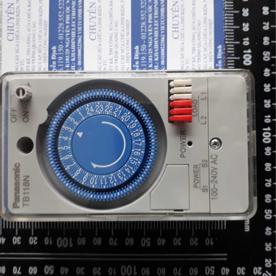 THIẾT BỊ HẸN GIỜ CƠ PANASONIC CHÍNH HÃNG TB118N MÀU TRẮNG KDE3623