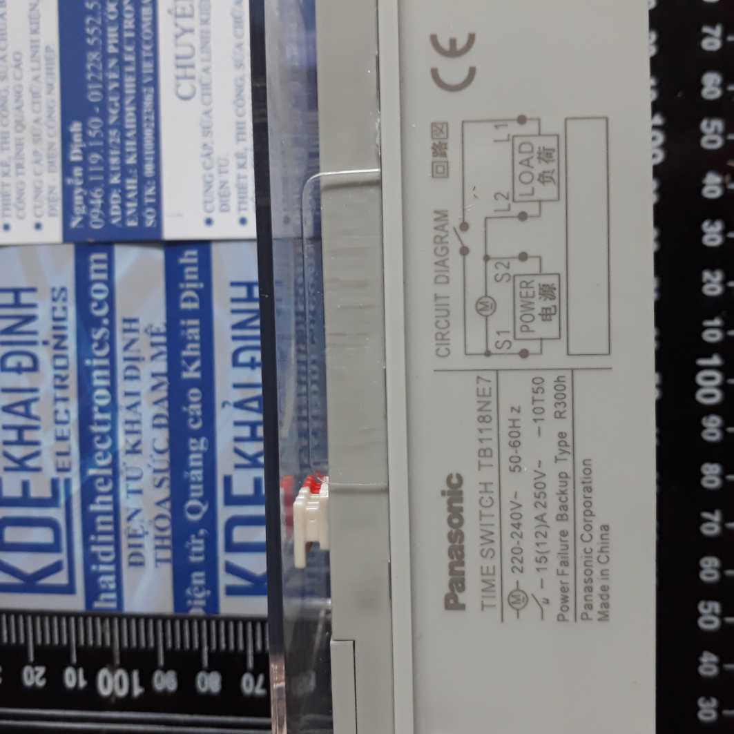 THIẾT BỊ HẸN GIỜ CƠ PANASONIC CHÍNH HÃNG TB118N MÀU TRẮNG KDE3623