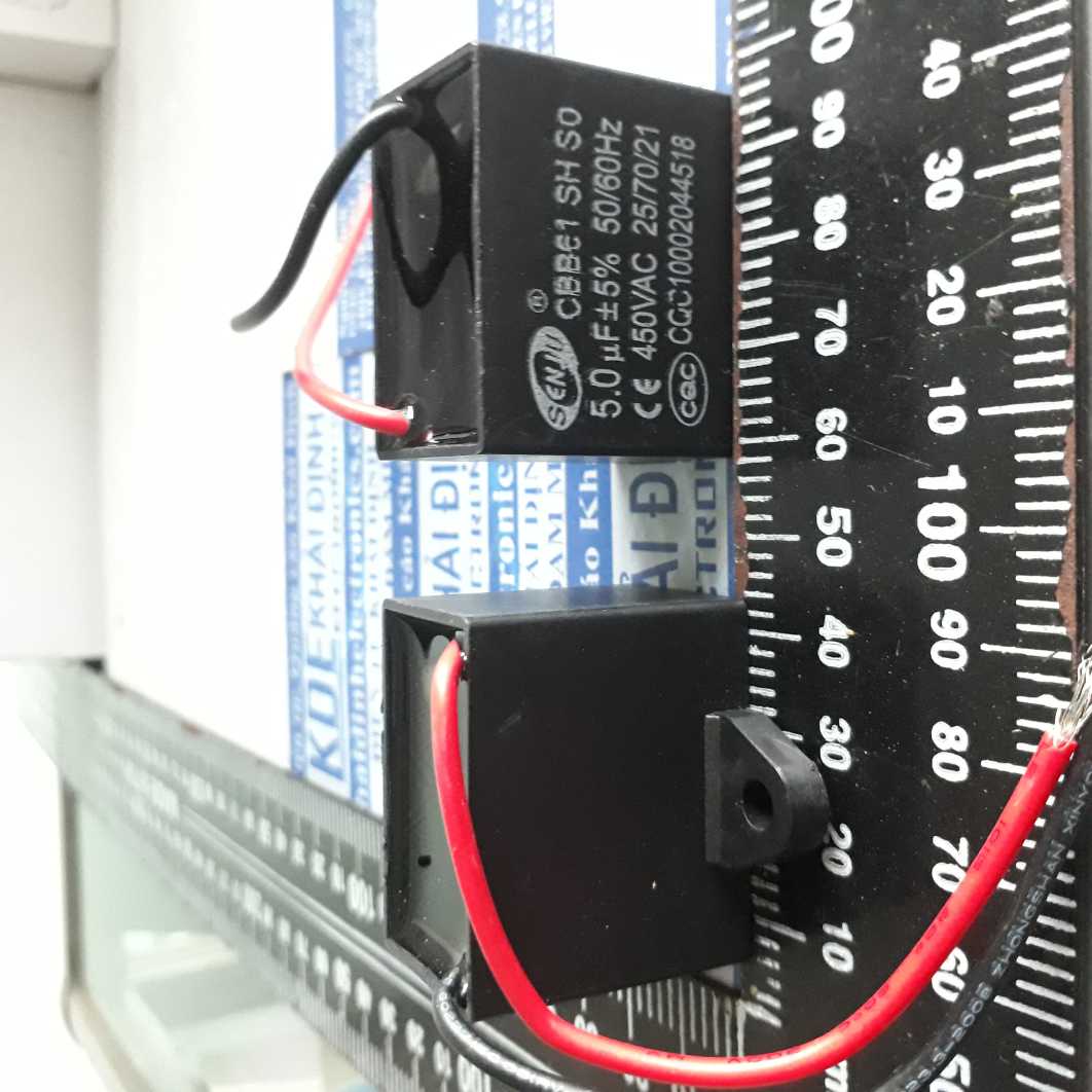 Tụ Quạt tụ đề khởi động CBB61 hàng thường các Hãng JF AM Media dung lượng 1.0uF ~ 35uF kde3617