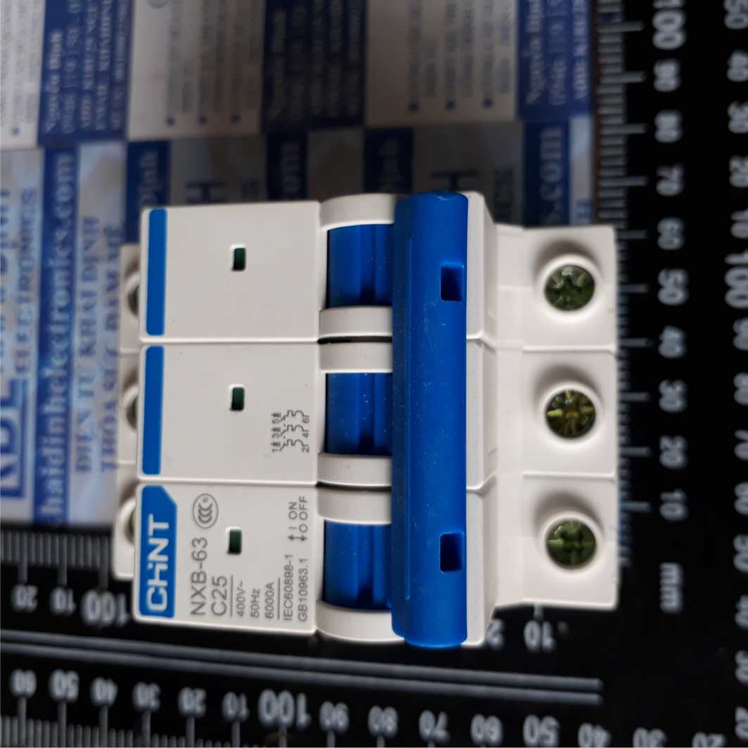 CB MCB AUTOMAX aptomat HÃNG CHINT ĐÓNG CẮT 3P 3 pha BA NXB-63Z C63 16A 20A 32A 40A 60A kde3638