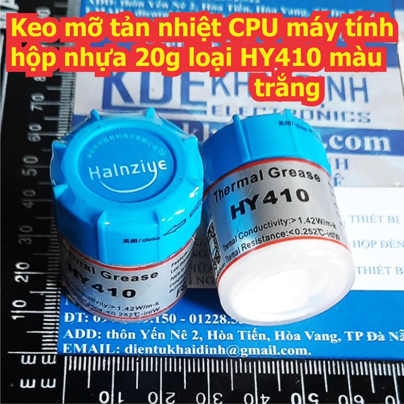 Keo mỡ tản nhiệt CPU VGA máy tính dạng ống xilanh, hộp tròn 38g 5g 20g loại HY410 HY510 HY610 HY710 kde1677