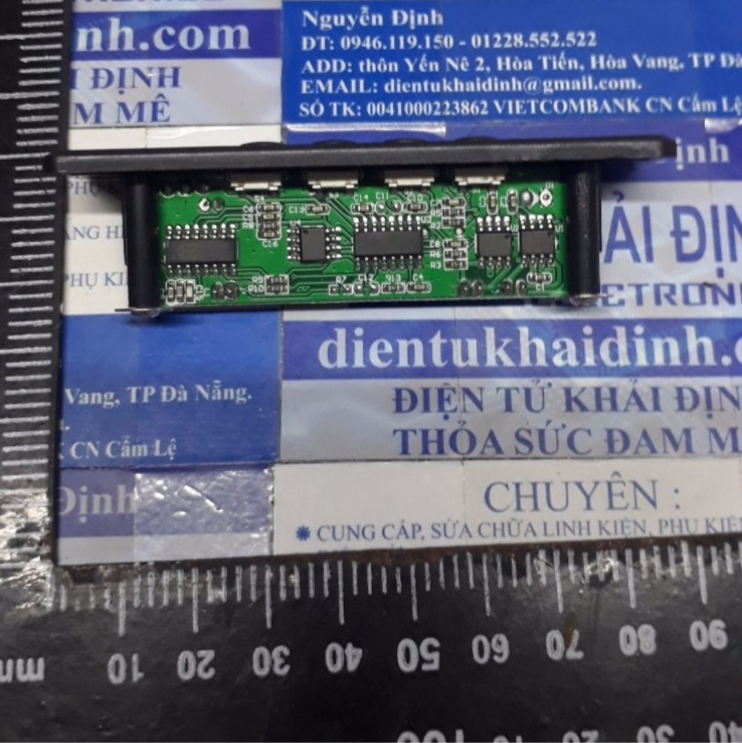 Module Giải Mã MP3+FM, SD, USB, LED + REMOTE (LÀM MÁY NGHE NHẠC) D4A3 kde4333