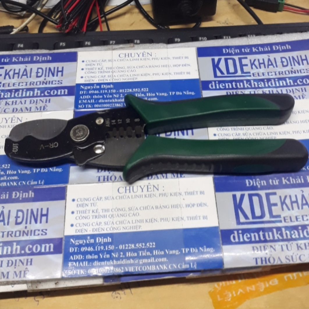 kèm cắt, kìm tuốt dây điện kết hợp WS-206B kde4557