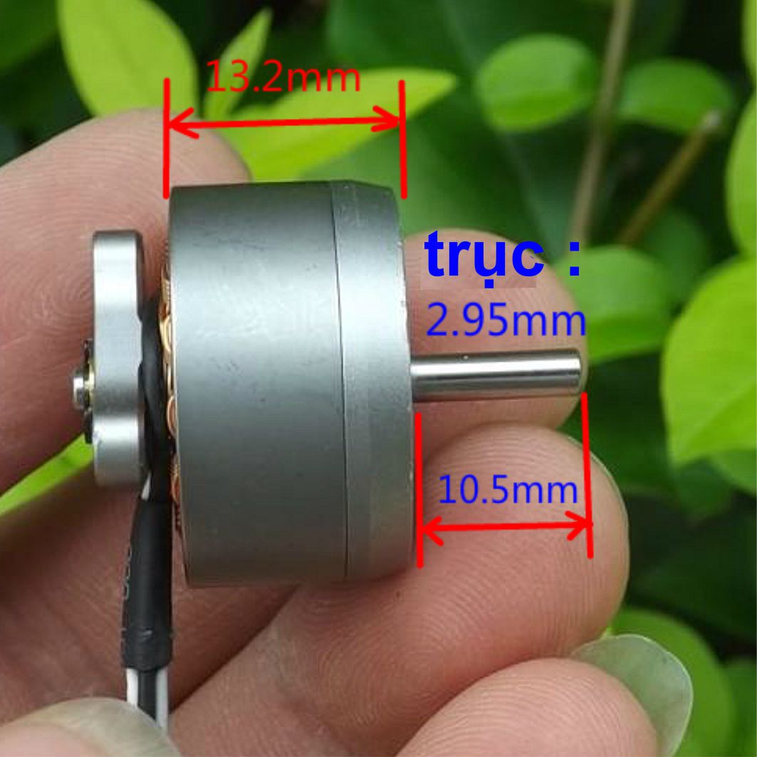 ĐỘNG CƠ BRUSHLESS KHÔNG CHỔI THAN UAV MOTOR DJI2008 1400KV, thuận/nghịch kde4593
