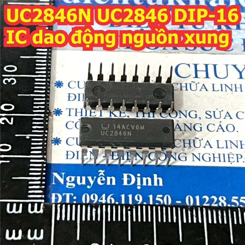 UC3846DW UC3846 3846 UC3846N UC2846N SOP-16 / DIP-16 IC dao động nguồn xung kde1635