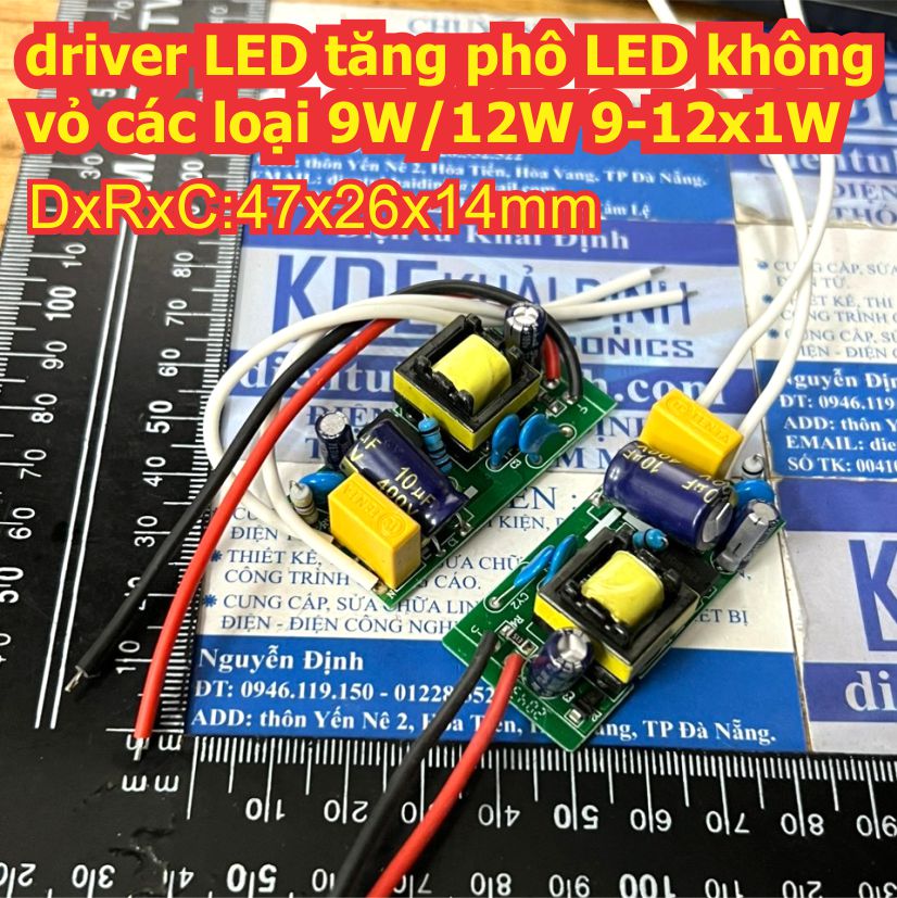 driver LED tăng phô LED không vỏ các loại 9W/12W 8-12x1W 18W/21W/24W 18-25x1W 36W/42W/48W 36-50x1W kde1760
