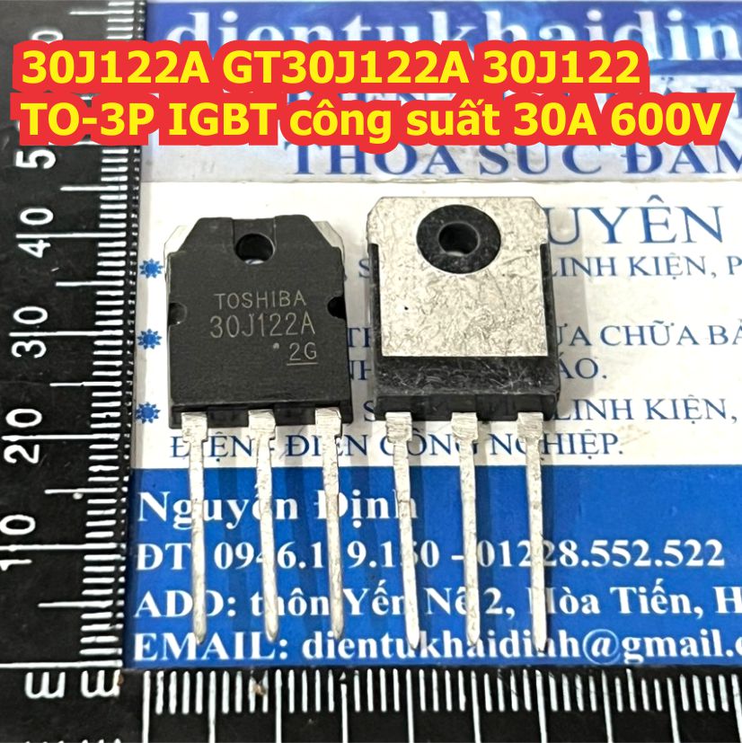30J122A GT30J122A 30J122 TO-3P IGBT công suất 30A 600V kde4749