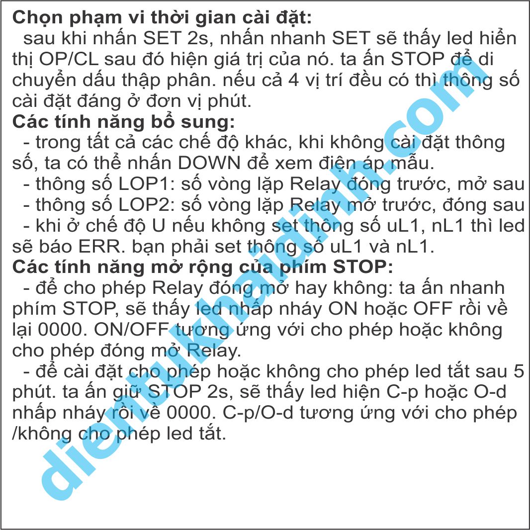 MODULE DELAY 0.01S-9999 PHÚT LED HIỂN THỊ, 4 PHÍM NHẬP, dùng RELAY làm mạch sạc acquy kde4904