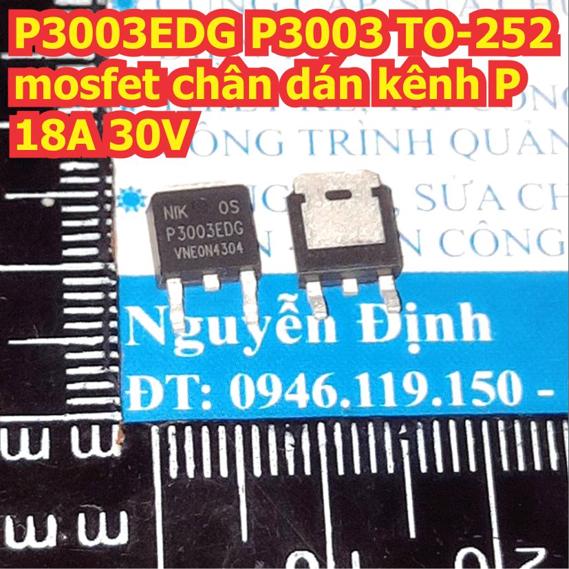 P3003EDG P3003 3003 TO-252 mosfet chân dán kênh P 18A 30V kde5047