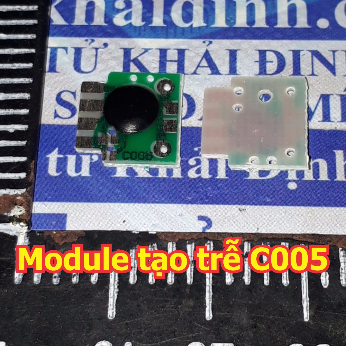 Module hẹn giờ, DELAY tạo trễn mini siêu nhỏ C005 thời gian trễ 2s-1000h kde5139