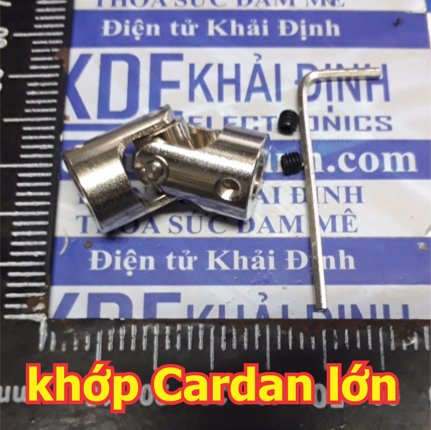 khớp cardan, khớp nối chéo, kết nối 2 trục dễ dàng 2 trục dùng cho trục 8mm/10mm kde5173