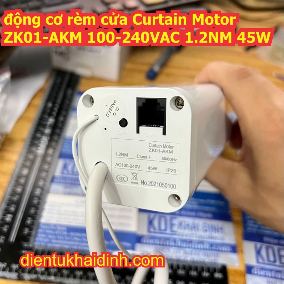 động cơ rèm cửa Curtain Motor ZK01-AKM 100-240VAC 1.2NM 45W kde5229