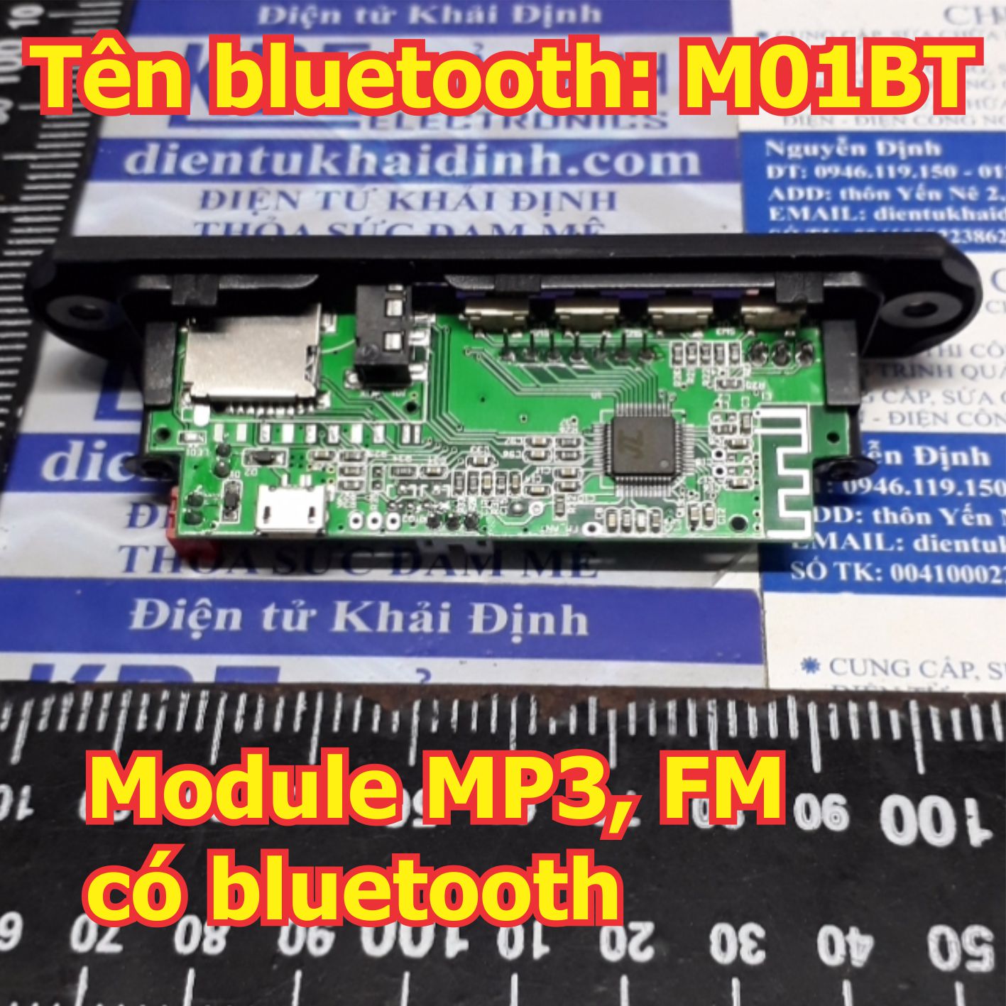 Module Giải Mã MP3+FM, microSD, USB + REMOTE, có bluetooth (LÀM MÁY NGHE NHẠC) C3B3 kde5237