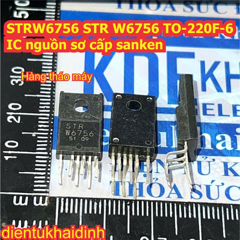 STRW6754 STRW6756 STR W6754 W6756 TO-220F-6 IC nguồn sơ cấp sanken kde9494