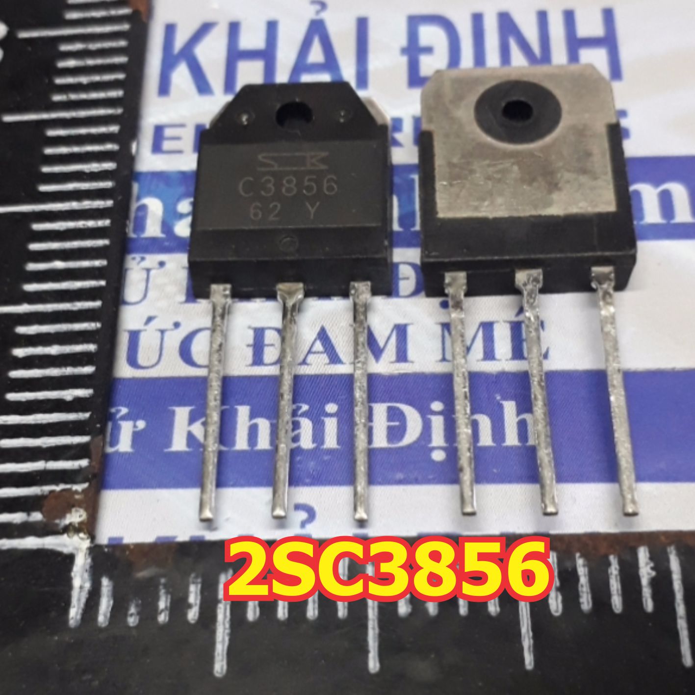 2SC3856 C3856 NPN transistor 180V 15A 130W TO-3P, transistor âm ly, cục đẩy… kde5348