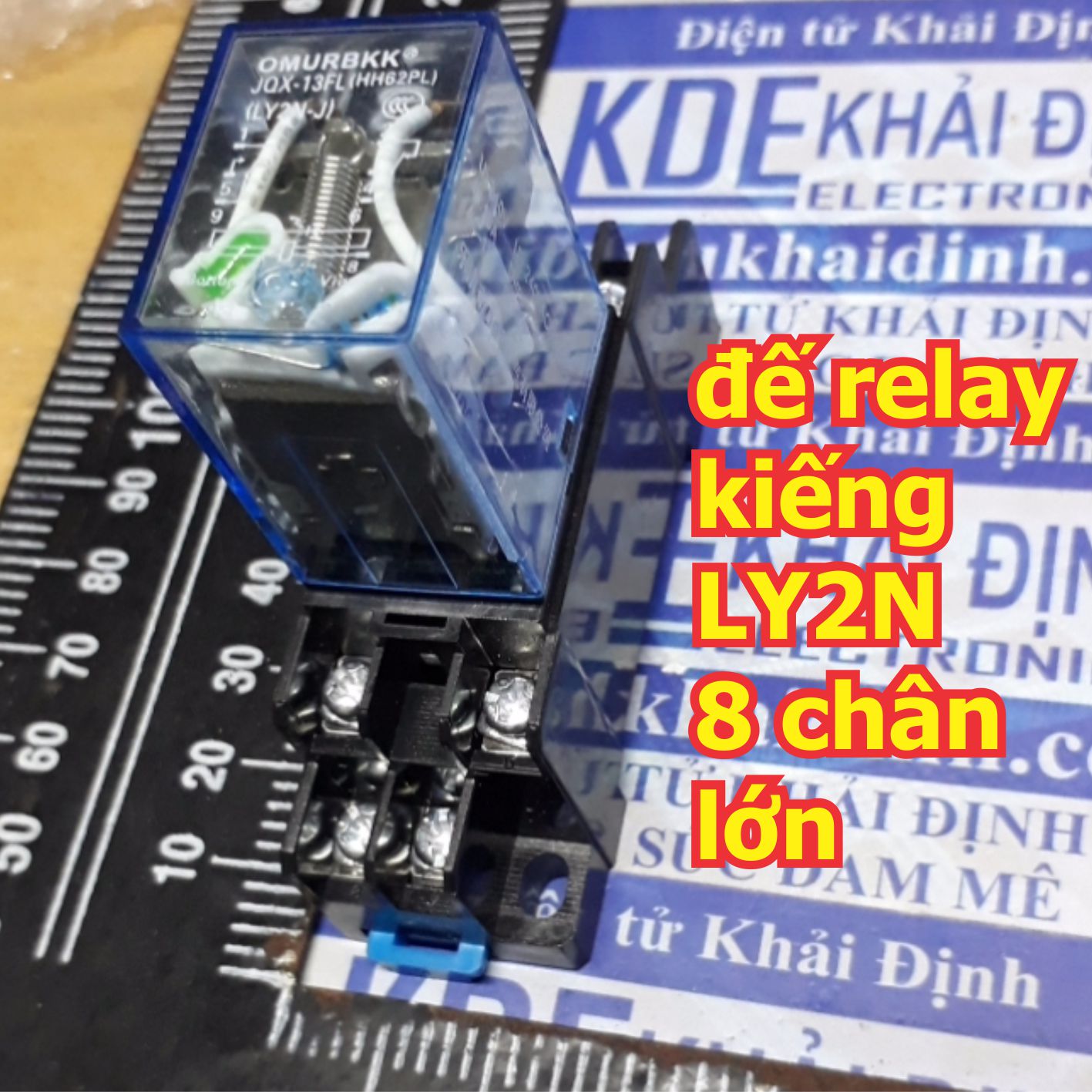 Đế Relay Kiếng LY2N-J PTF08A HH52PL loại 8 chân lớn kde5403