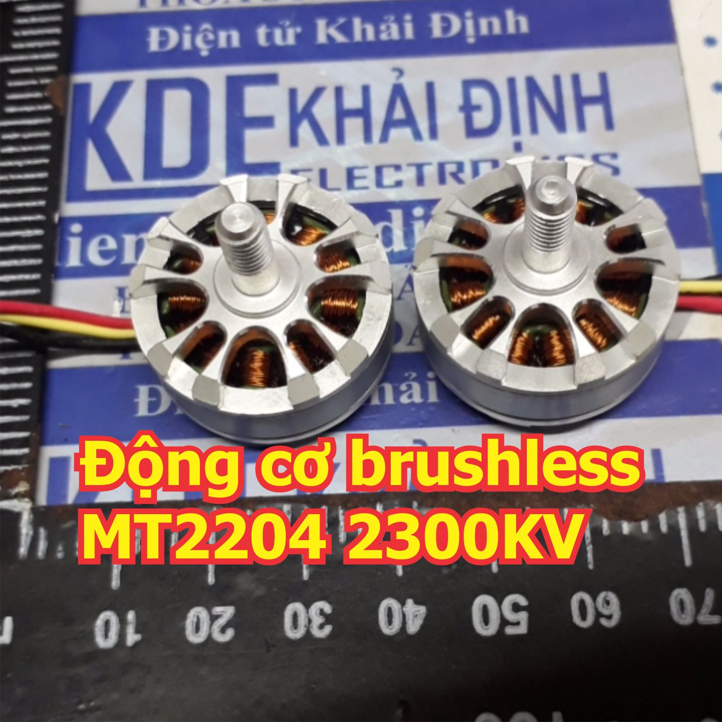 động cơ brushless, không chổi than máy bay UAV mô hình (bộ 2 động cơ thuận nghịch) MT2204 2300KV kde5487