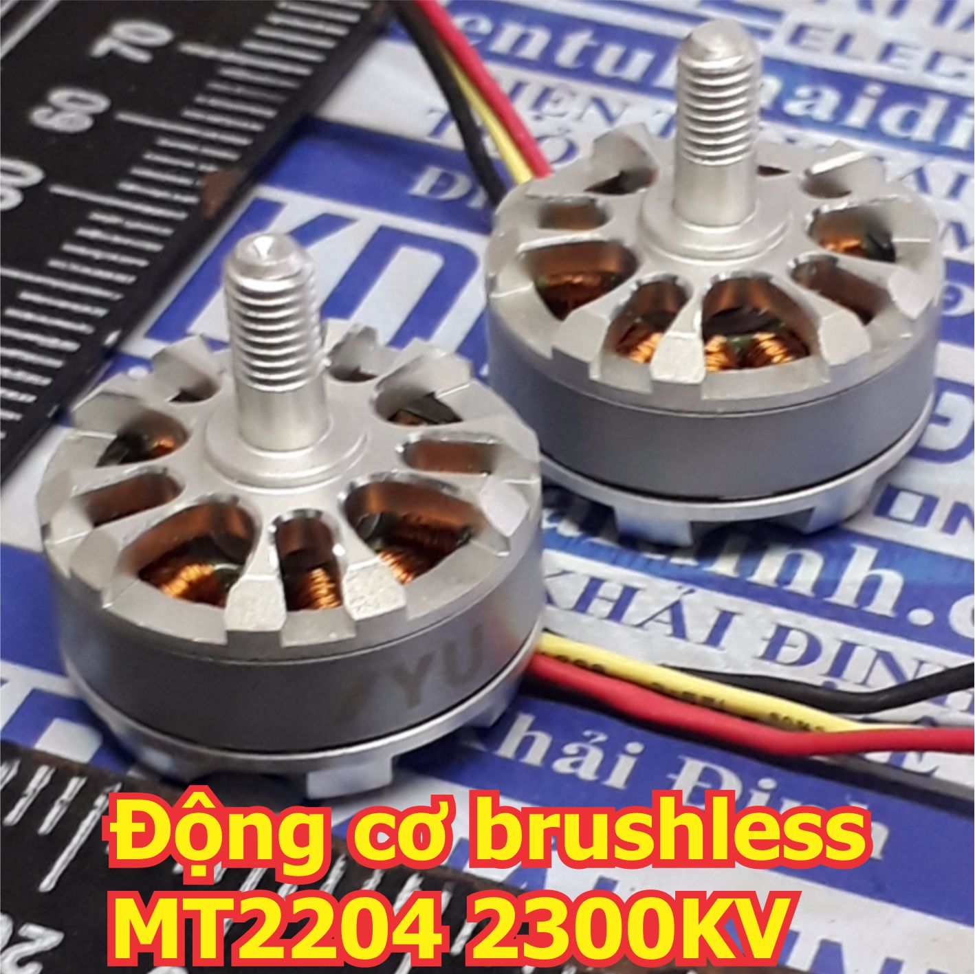 động cơ brushless, không chổi than máy bay UAV mô hình (bộ 2 động cơ thuận nghịch) MT2204 2300KV kde5487