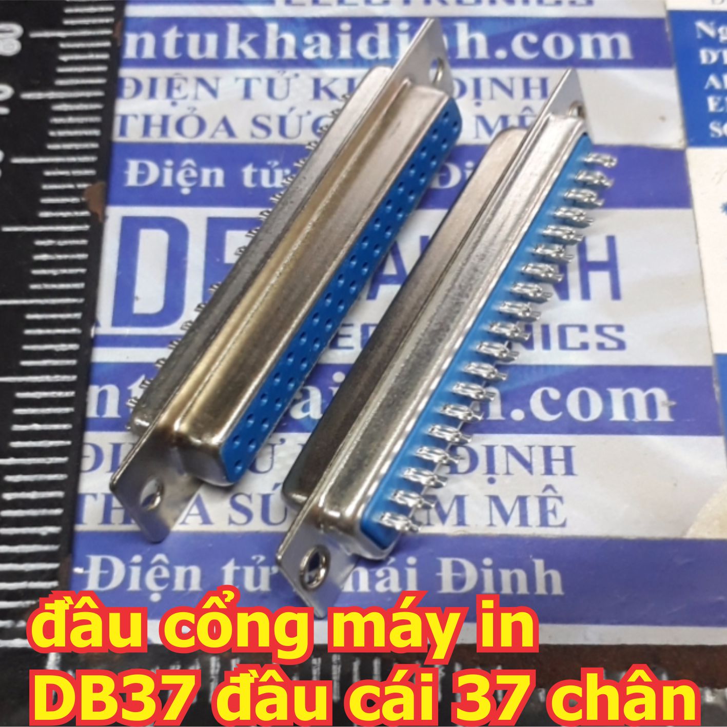 Đầu cổng DB9 DB15 DB25 DB37 hàn dây 9/15/25/37 chân VGA cổng đực/cái vỏ nhựa kde0240