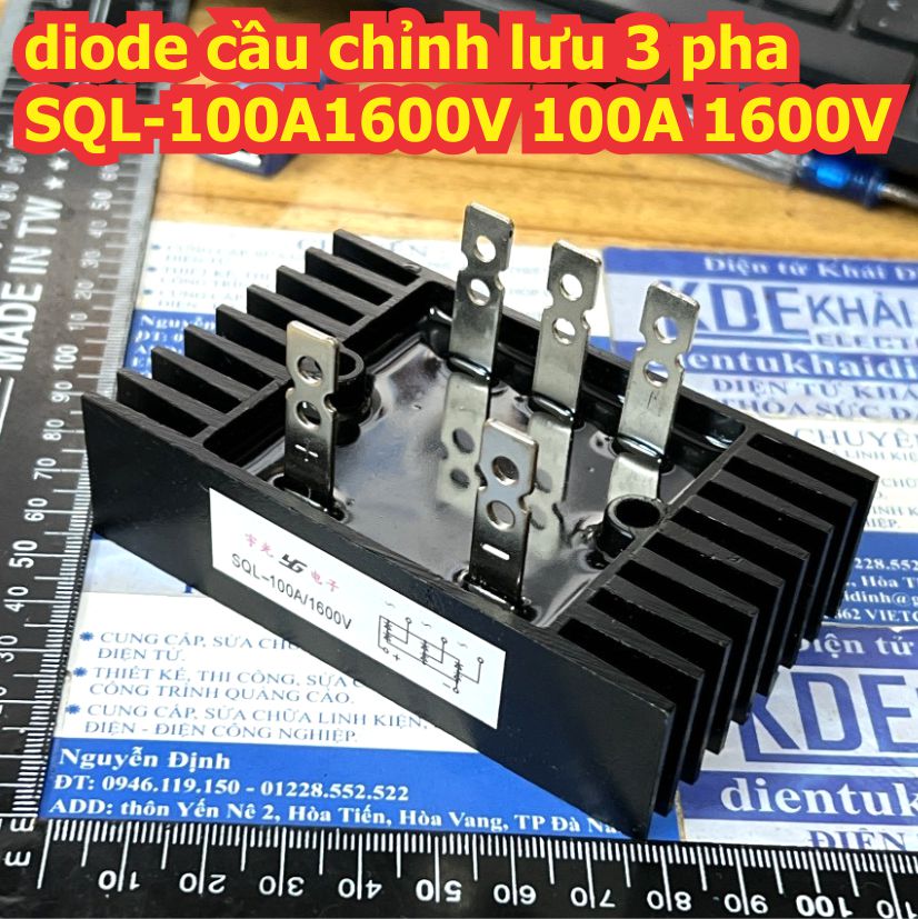 diode cầu chỉnh lưu QL-100A1600V 3 pha SQL-100A1600V 100A 1600V kde6167