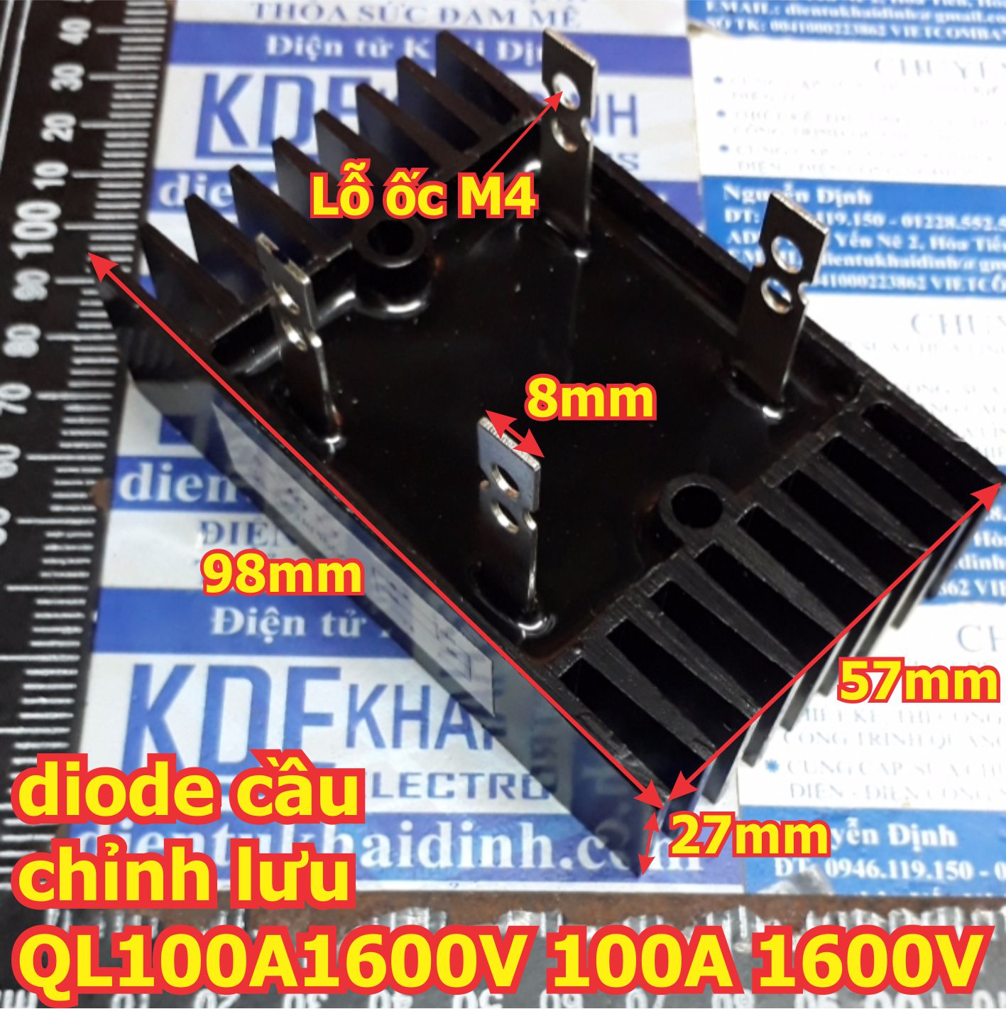 diode cầu chỉnh lưu QL-100A1600V 3 pha SQL-100A1600V 100A 1600V kde6167
