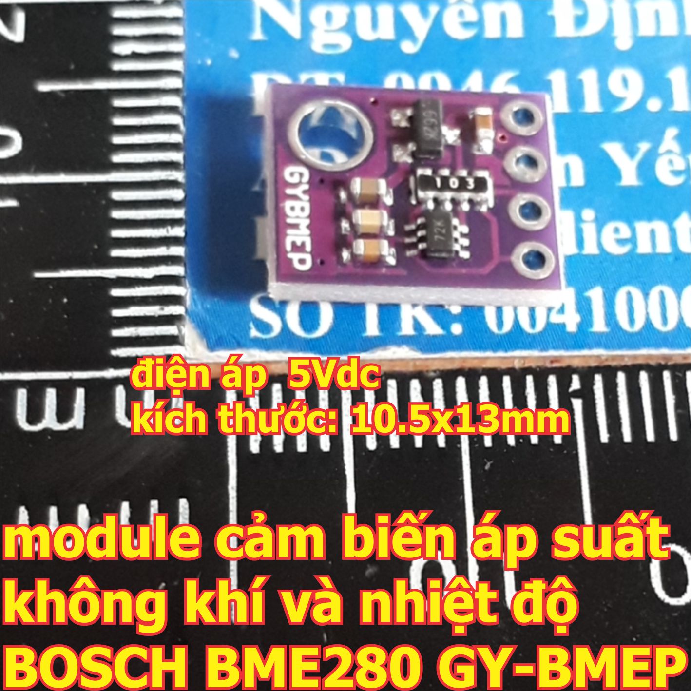 Module cảm biến áp suất không khí nhiệt độ BMP280 GY-BMEP 5V 3.3V kde6362