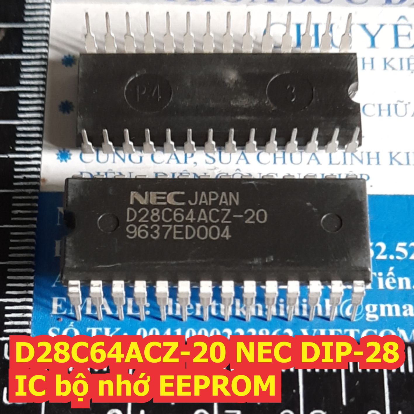 D28C64ACZ-20 28C64ACZ NEC DIP-28 IC bộ nhớ EEPROM kde6601