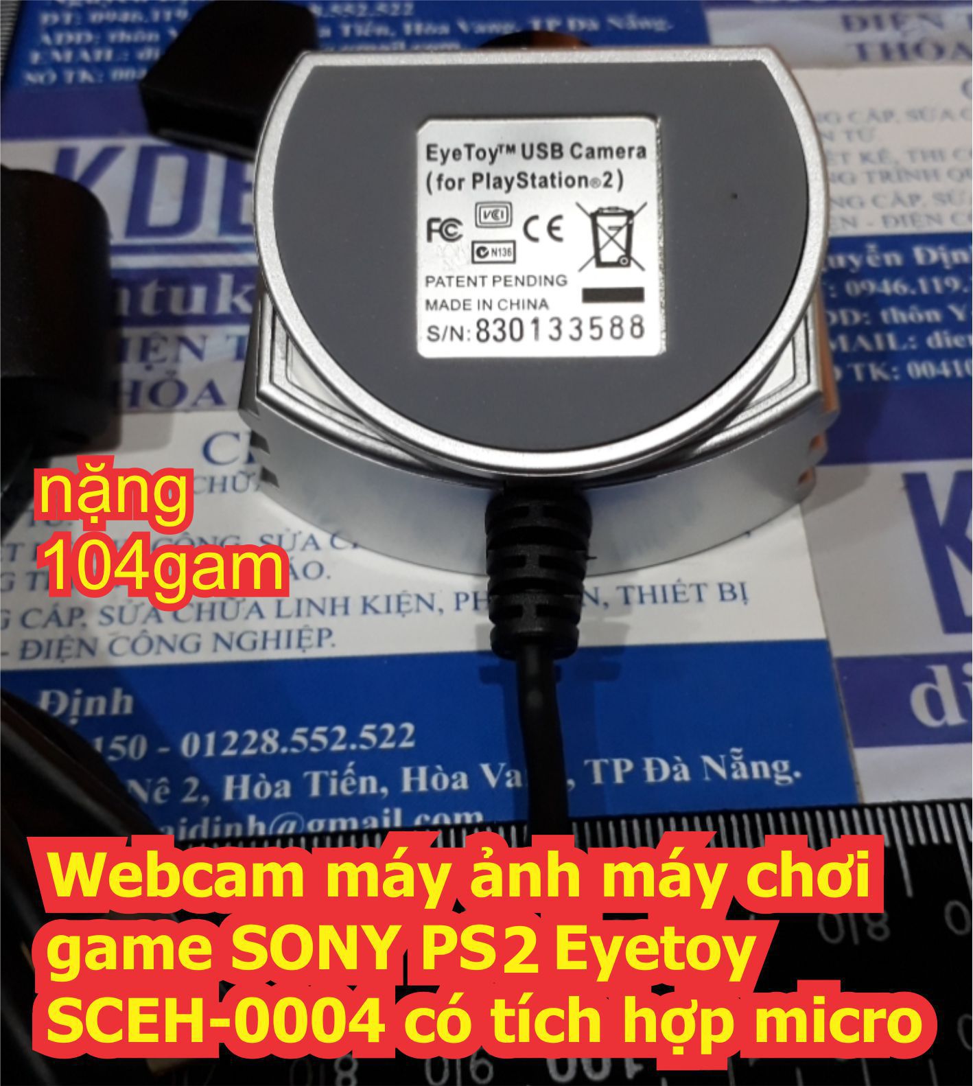 Webcam máy ảnh máy chơi game SONY PS2 Eyetoy SCEH-0004 có tích hợp micro kde6732